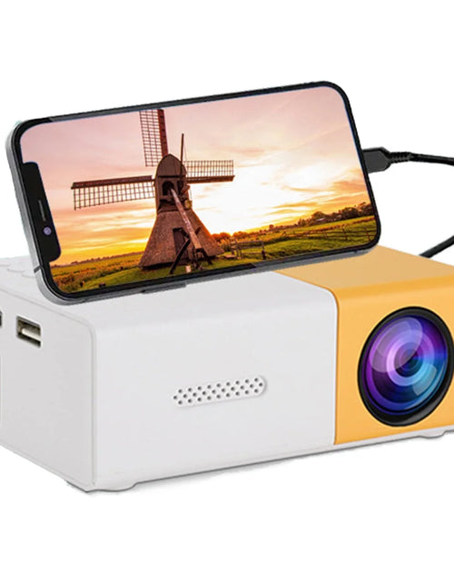 Load image into Gallery viewer, Wifi 1080P LED Mini Projector, Yellow
